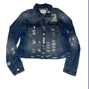 Distress Denim Jacket